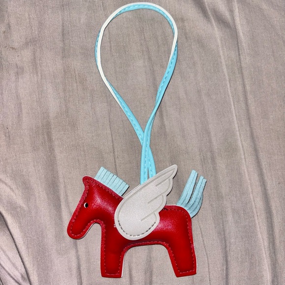 PU Leather Pony Pegasus Horse Bag Charm - Picture 4 of 4